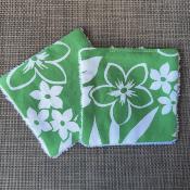 Coton lavable en éponge bambou Green Tiaré